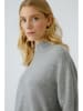 Oui Wollrollkragenpullover in Grau