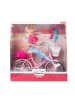 Toi-Toys Puppe "Lauren auf Fahrrad" mit Zubehör - ab 3 Jahren - (Überraschungsprodukt)