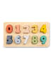 New Classic Toys 9tlg. Knopfpuzzle "Nummer 0-9" - ab 2 Jahren