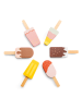 New Classic Toys 6-delige set: ijs op stokje - vanaf 2 jaar