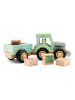 New Classic Toys Traktor mit Anhänger "Gemüse" - ab 18 Monaten