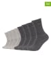 camano 8er-Set: Socken in Anthrazit/ Grau