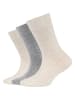 camano 6er-Set: Socken in Beige/ Grau
