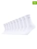 camano 9-delige set: tennissokken wit