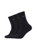 camano 9er-Set: Tennissocken in Schwarz