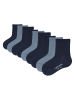 camano 9er-Set: Socken in Dunkelblau/ Blau