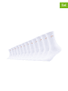 camano 12er-Set: Tennissocken in Weiß