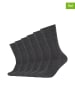 s.Oliver 6er-Set: Socken in Anthrazit