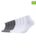 s.Oliver 8er-Set: Socken in Weiß/ Anthrazit