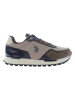 U.S. Polo Assn. Sneakers bruin/donkerblauw