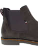 U.S. Polo Assn. Leren chelseaboots antraciet