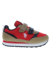 U.S. Polo Assn. Sneakers in Hellbraun/ Rot