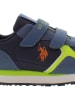 U.S. Polo Assn. Sneakers in Dunkelblau/ Blau/ Grün