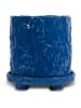 Byon Bloempot "Muddy" blauw - (H)23,5 xØ 23 cm