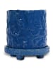 Byon Blumentopf "Muddy" in Blau - (H)18 xØ 17,5 cm