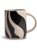 Byon Jumbotasse "Liz" in Schwarz/ Beige - 280 ml