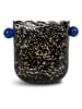Byon Vase "Messy" in Schwarz - (B)26,5 x (H)21,5 x (T)14 cm 