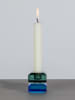 Byon Kaarshouder "Ruby" blauw/groen - (B)5,5 x (H)6 x (D)5 cm