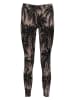 Juvia Leggings in Schwarz/ Beige