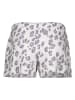 Juvia Shorts in Weiß/ Grau
