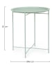 Bizzotto Beistelltisch "Wissant" in Mint - (H)52 x Ø 46 cm