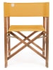 Bizzotto Klapstoel "Noemi" mosterdgeel - (B)52 x (H)83 x (D)59 cm