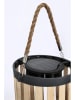 Bizzotto Solarlamp "Arvel" beige - (H)29 x Ø 16,5 cm