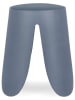 Bizzotto Hocker ''Imogen'' in Dunkelblau - (H)47 x Ø 37 cm