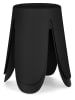 Bizzotto Hocker "Imogen" in Schwarz - (H)47 cm