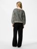Pieces Pullover "Pcjenna" in Schwarz/ Beige