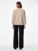 Pieces Rollkragenpullover in Beige