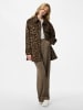 Pieces Hemdjacke "Pcsaga" in Camel/ Schwarz