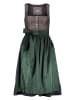 Turi Landhaus Dirndl "Barbara" in Schwarz/ Dunkelgrün