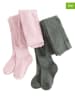 COOL CLUB 2er-Set: Strumpfhosen in Rosa/ Grau