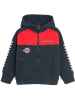 COOL CLUB Sweatjacke in Dunkelblau/ Rot