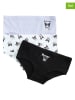 COOL CLUB 3er-Set: Slips in Lila/ Weiß/ Schwarz