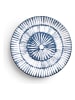 Ibili 12-delig tafelservies "Zeeland" blauw/wit