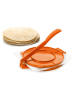 Ibili Tortillapresse in Orange - Ø 20 cm