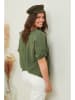 Curvy Lady Bluse in Khaki