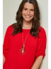 Curvy Lady Bluse in Rot