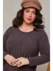 Curvy Lady Sukienka w kolorze ciemnobrązowym
