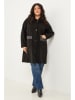 Curvy Lady Übergangsjacke in Schwarz