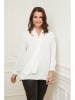 Curvy Lady Bluse in Weiß