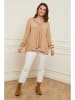 Curvy Lady Blouse beige