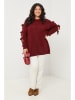 Curvy Lady Pullover in Bordeaux