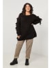 Curvy Lady Pullover in Schwarz