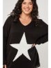 Curvy Lady Pullover in Schwarz