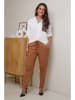 Curvy Lady Broek bruin