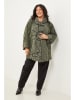 Curvy Lady Tussenmantel kaki