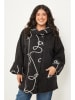 Curvy Lady Tussenmantel zwart